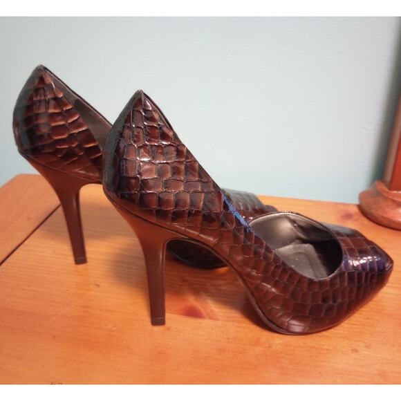 Jessica Simpson‎ size 5B Open Toe High Heels - Picture 3 of 5